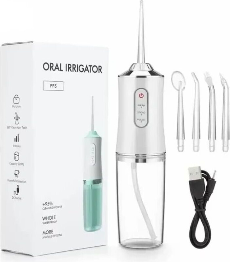 Dental Water Flosser Spotlight – Professionell och Bärbar Oral Irrigator för Friskare Vitare Tänder