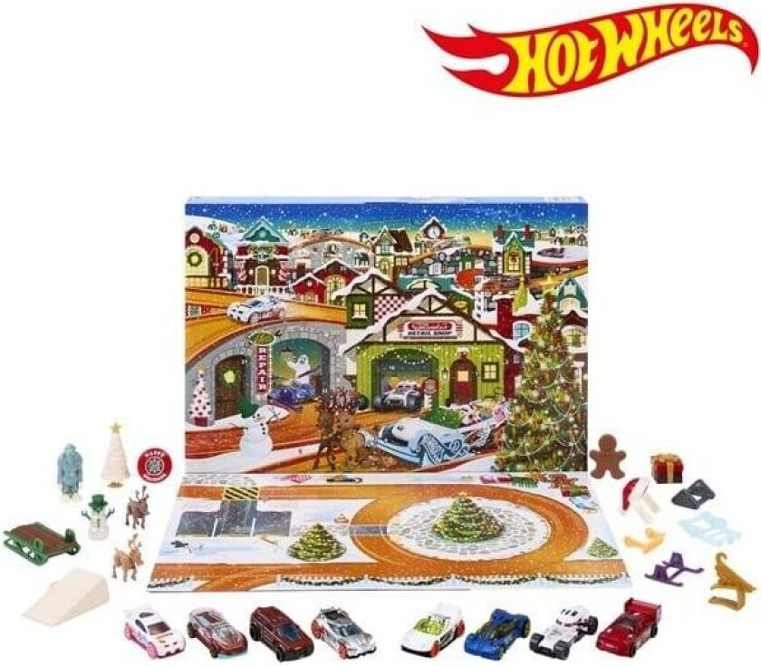 Hot Wheels Adventskalender m 24lådor