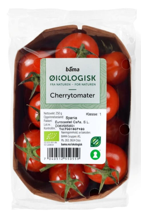 Cherrytomat Rød 250g