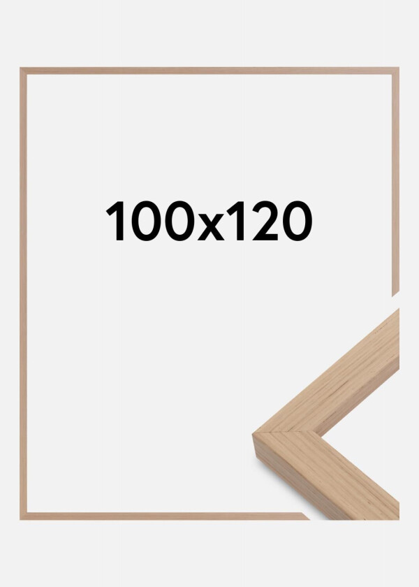 Ramme Blocky Akrylglass Eik 100x120 Cm