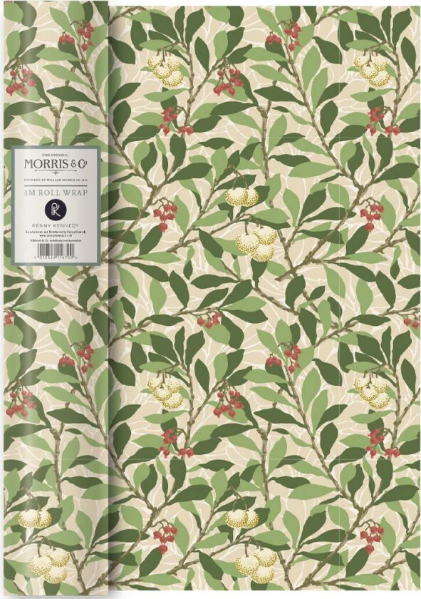 Gavepapir 3m W Morris Arbutus