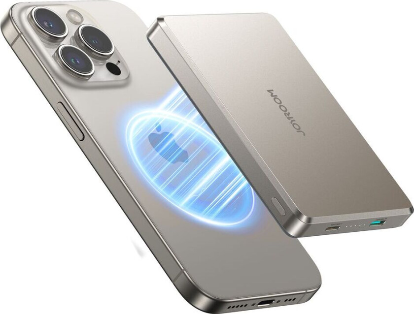 Ultrathin Magnetic Powerbank 10000mAh, 20W - Titanium