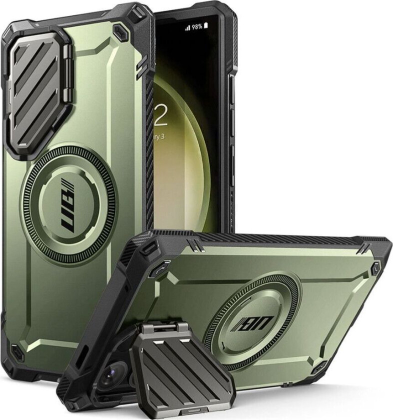 Samsung Galaxy S24 Ultra Unicorn Beetle XT MagSafe Deksel - Grønn