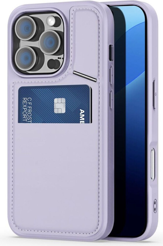 DUX DUCIS iPhone 16 Pro Deksel med kortspor - Lilla