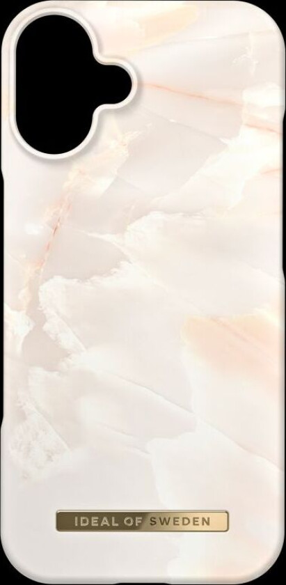 Ideal of Sweden iPhone 16 Fashion deksel - Rose Pearl Marble