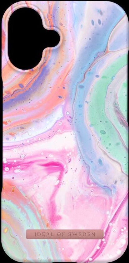 Ideal of Sweden iPhone 16 Plus Fashion deksel - Pastellmarmor
