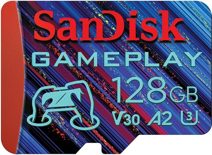 SanDisk GamePlay MicroSD-kort, 128 GB