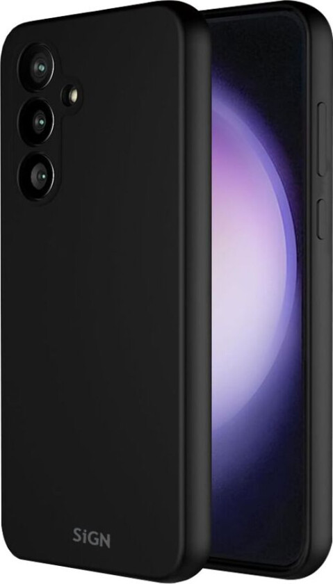 Liquid Silicone Deksel til Samsung Galaxy S24 FE - Svart