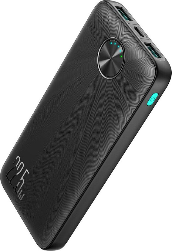22,5W LED Hurtiglading Power Bank 10000mAh