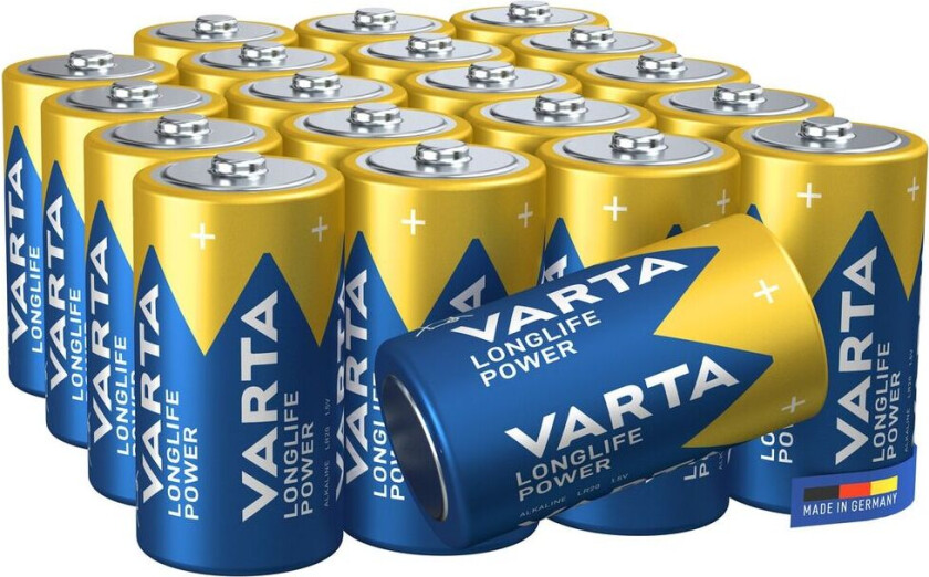 VARTA Longlife Power C batteri SCAND, 20-pak