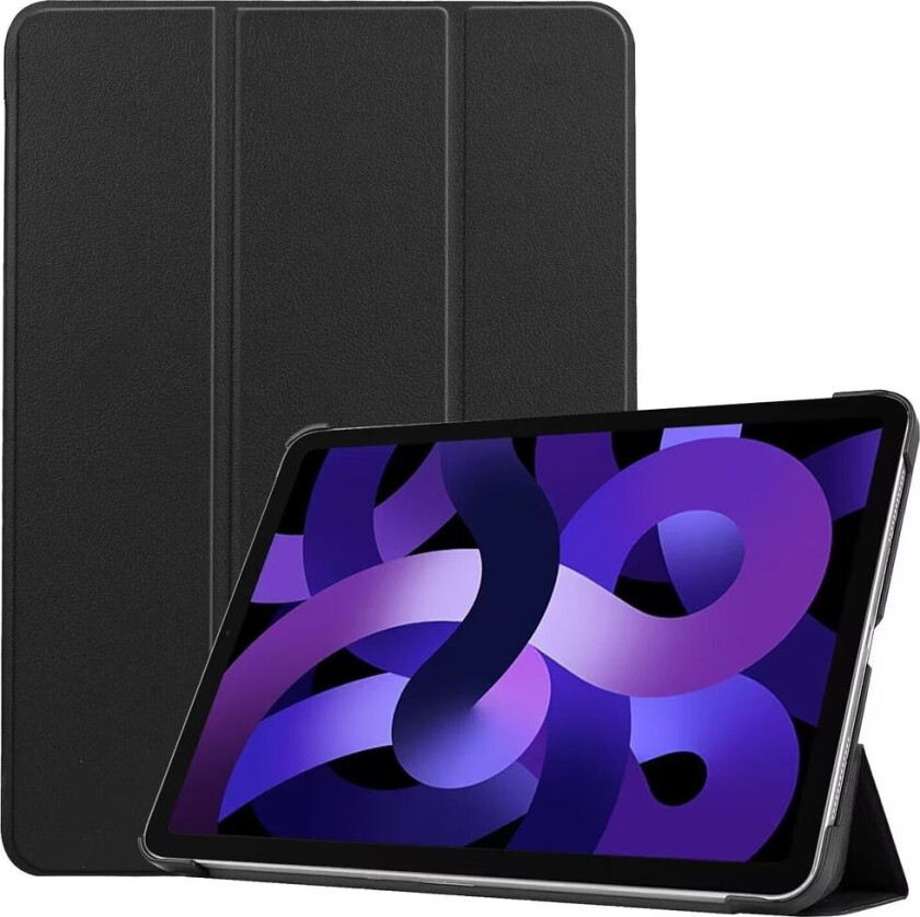 Tri-fold deksel med stativfunksjon for iPad Air 11" 2024 - Svart
