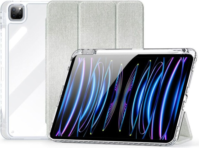 DUX DUCIS Unid Series iPad Pro 11" 2024 Etui med automatisk vekking / dvale - gjennomsiktig / grønn