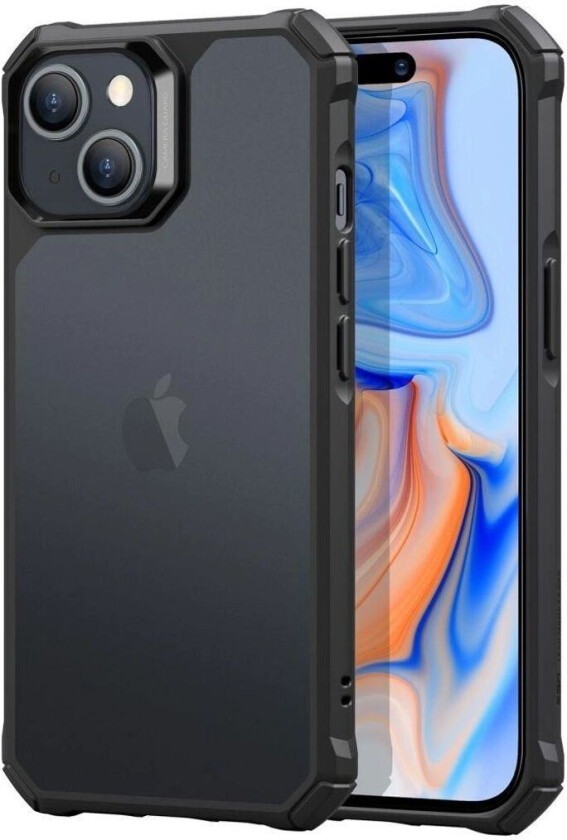 iPhone 15 Air Armor Deksel - Frosted Black