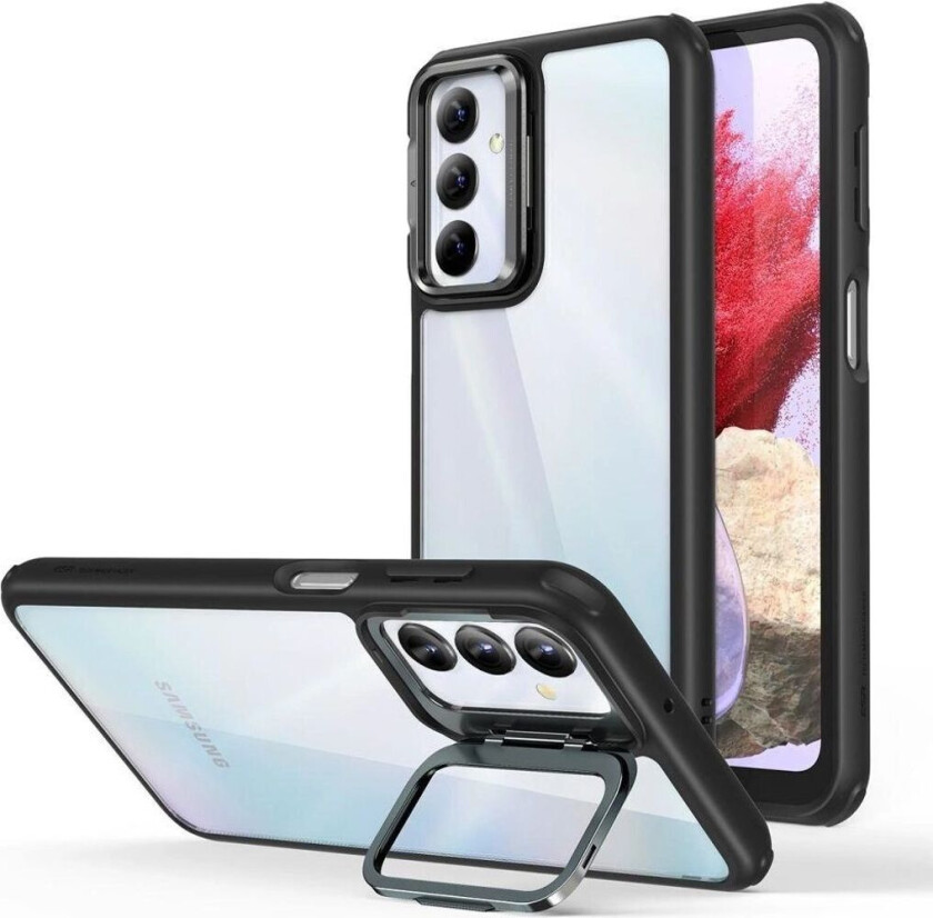 Samsung Galaxy M34 5G Classic Kickstand Deksel - Svart