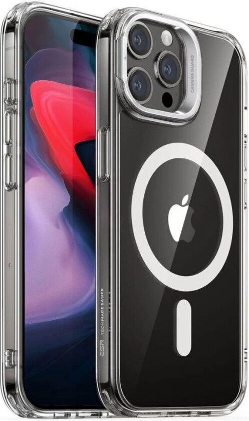 iPhone 15 Pro Max Magsafe Classic kickstand Halolock Deksel - Transparent