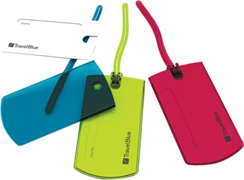 Jelly ID Tag, 2-pakning - Blå/grønn/rød