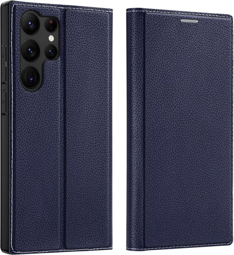Samsung Galaxy S23 Ultra Deksel med kortholder - Blå