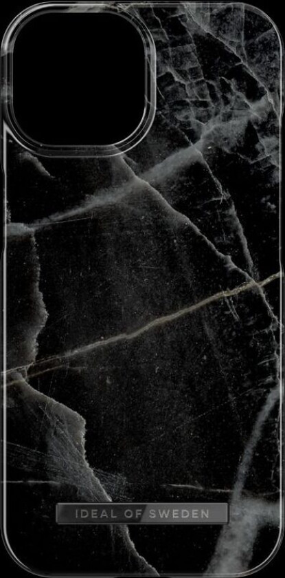 iPhone 15-deksel, Black Thunder Marble