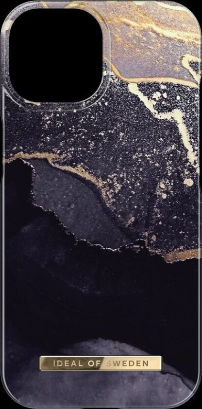 iPhone 15 Plus-deksel, Golden Twilight Marble