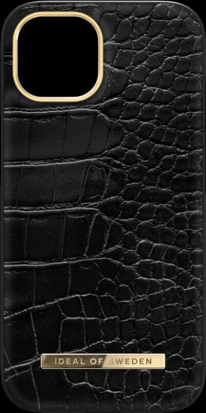iPhone 15 Plus Atelier Case, Neo Noir Croco