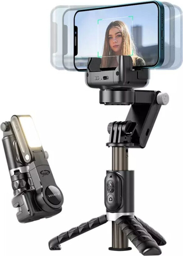 Devia Mini Håndholdt Gimbal Stabilizer for mobiler