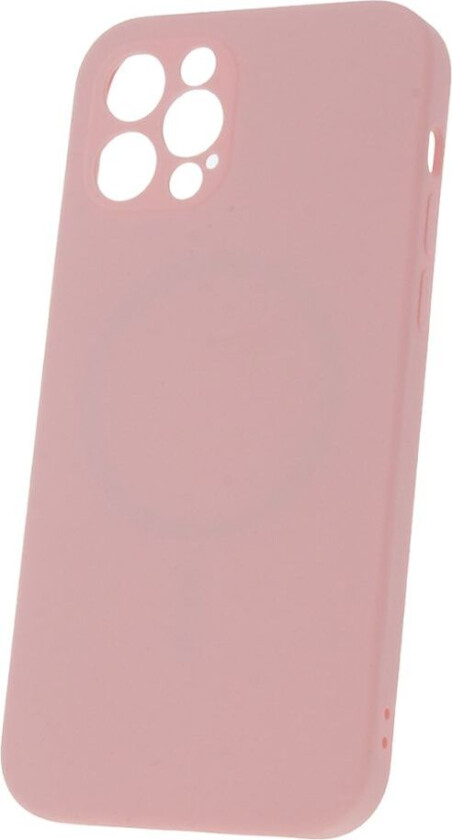 Mag Invisible iPhone 12 Pro deksel - Pastell rosa