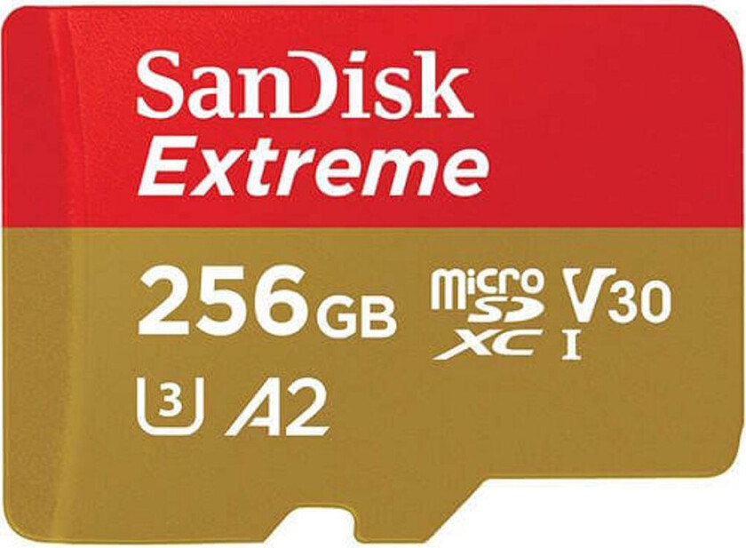 SanDisk Minnekort Micro SDXC Extreme 256G