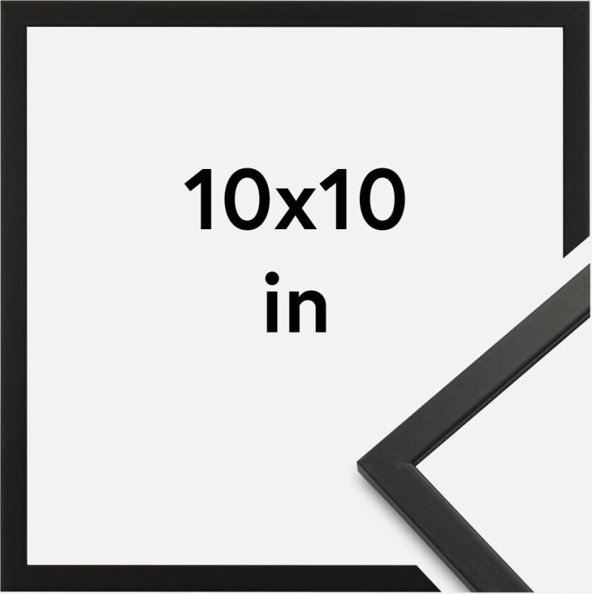 Ramme Edsbyn Svart 10x10 Inches (25,4x25,4 Cm)