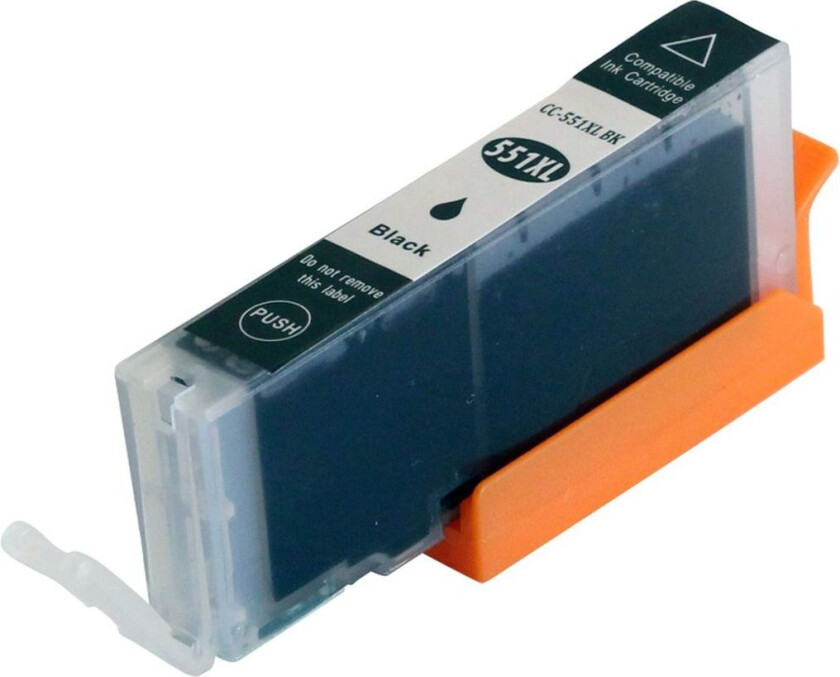 Kompatibel med CLI-551BK Blekkpatron svart for Canon