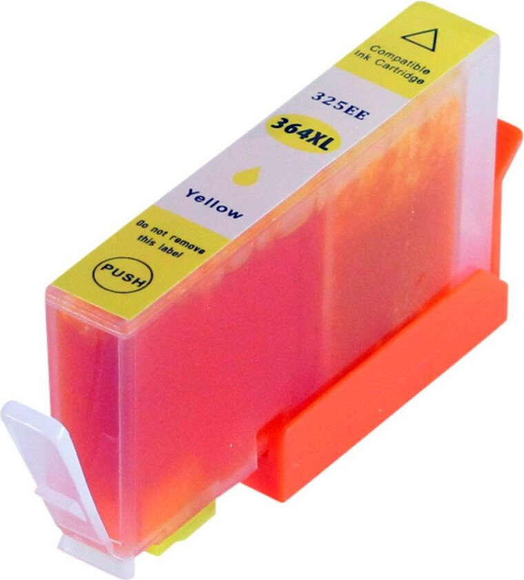 Kompatibel med 364XL (CB325EE) Blekkpatron gul for HP