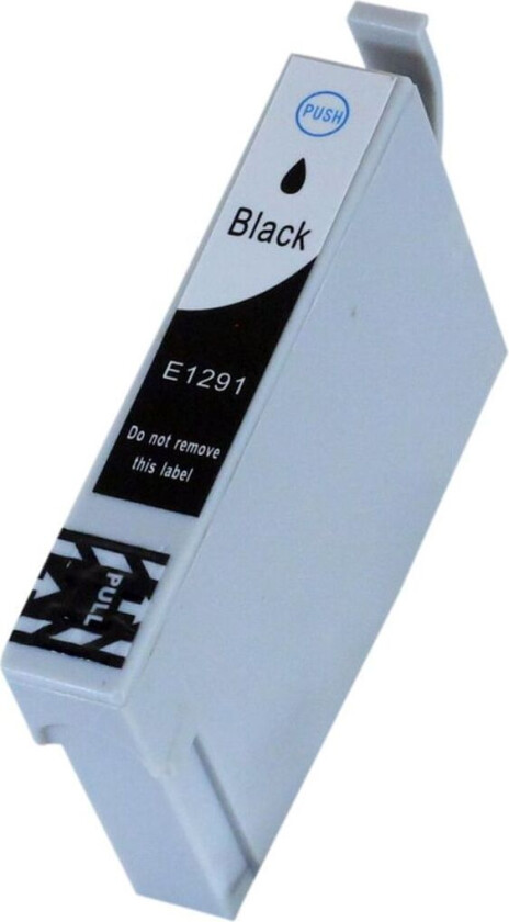 Kompatibel med T1291 Blekkpatron svart for Epson