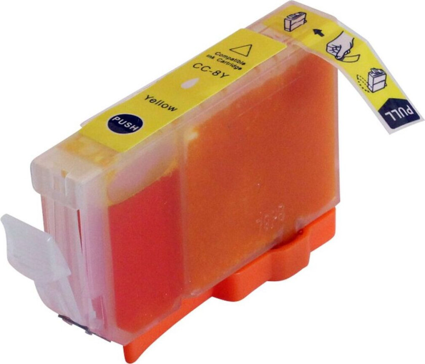 Kompatibel med CLI-8Y Blekkpatron gul for Canon