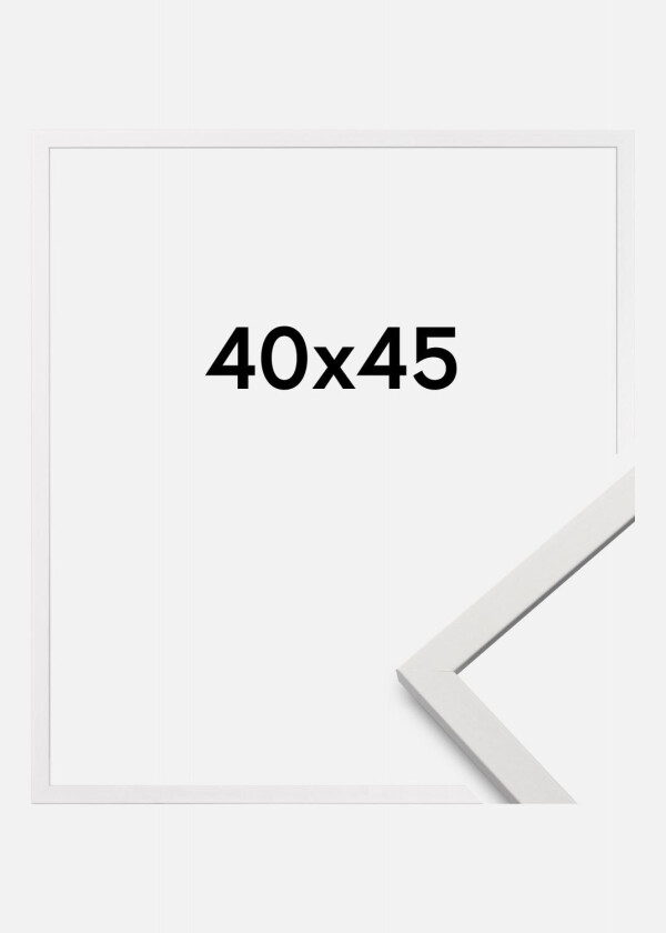 Ramme Edsbyn Akrylglass Hvit 40x45 Cm