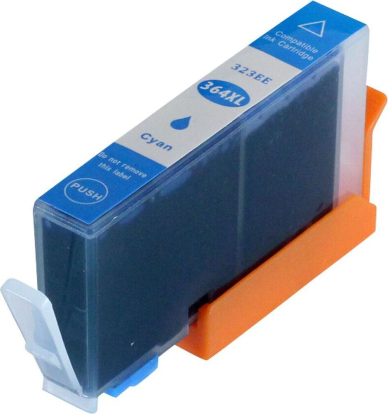 Kompatibel med 364XL (CB323EE) Blekkpatron cyan for HP
