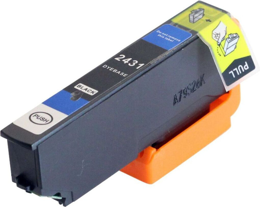 Kompatibel med T2431 (24XL) Blekkpatron svart for Epson