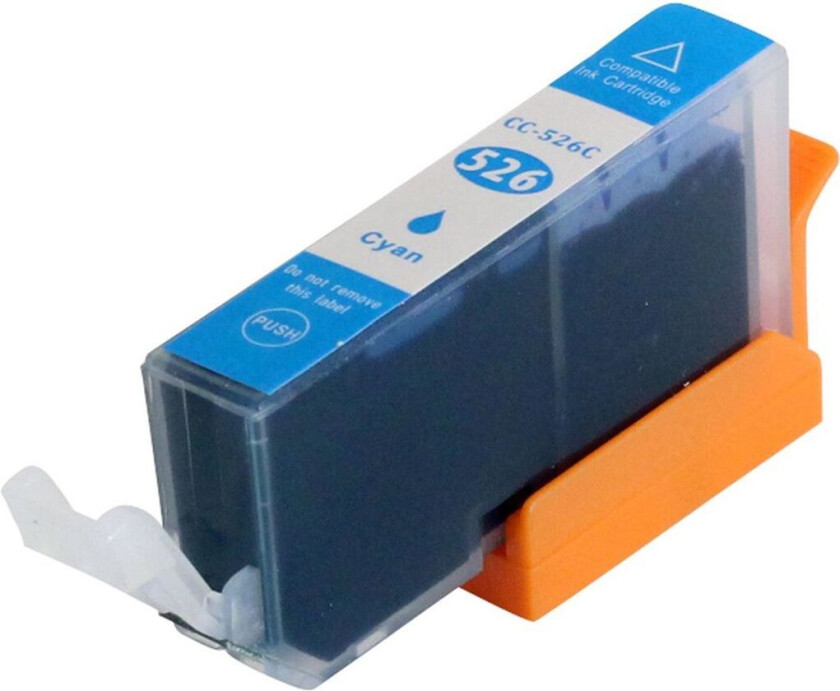 Kompatibel med CLI-526C Blekkpatron cyan for Canon