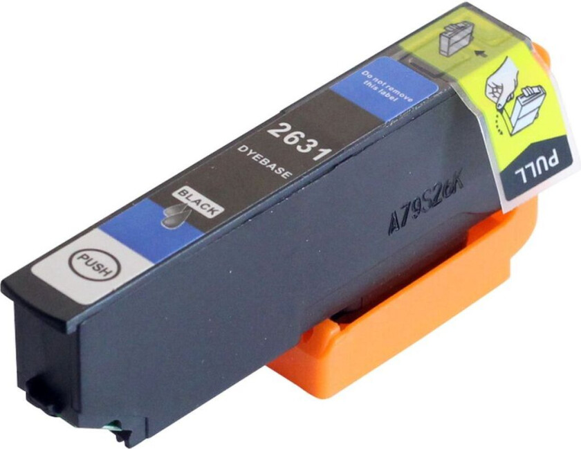 Kompatibel med T2631 (26XL) Blekkpatron foto svart for Epson