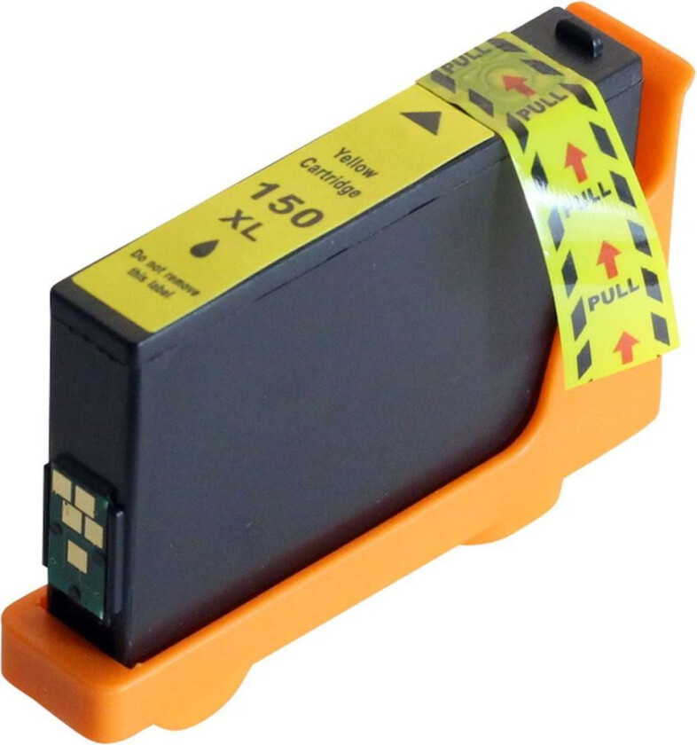 Kompatibel med 150XL (14N1618E) Blekkpatron gul for Lexmark