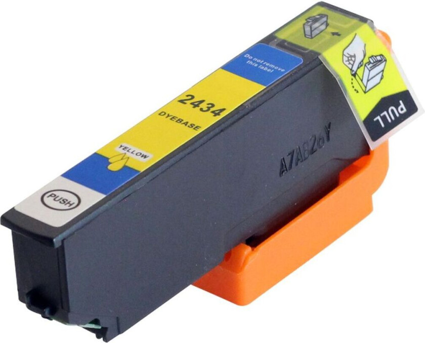 Kompatibel med T2434 (24XL) Blekkpatron gul for Epson