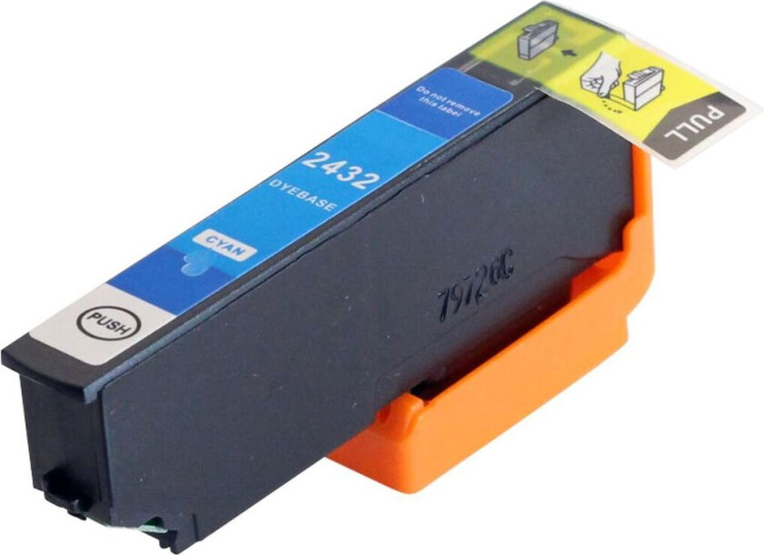 Kompatibel med T2432 (24XL) Blekkpatron cyan for Epson