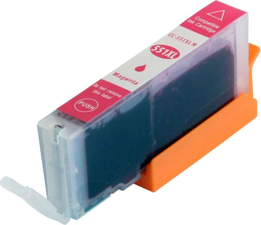 Kompatibel med CLI-551M Blekkpatron magenta for Canon