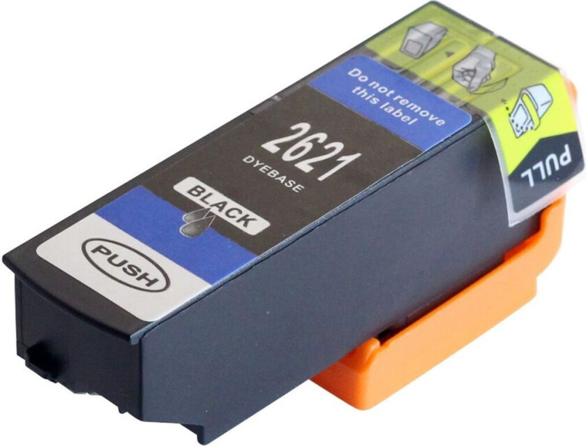Kompatibel med T2621 (26XL) Blekkpatron svart for Epson