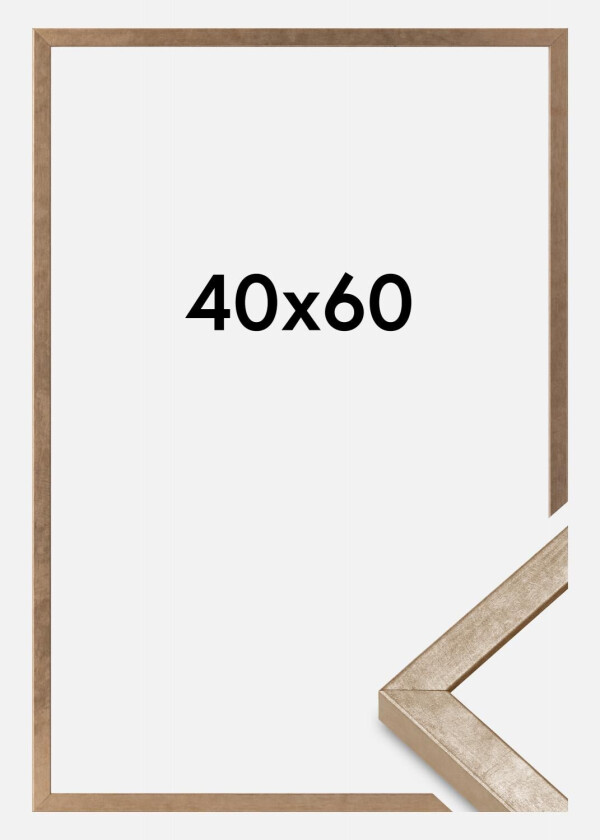 Ramme Ares Akrylglass Messing 40x60 Cm