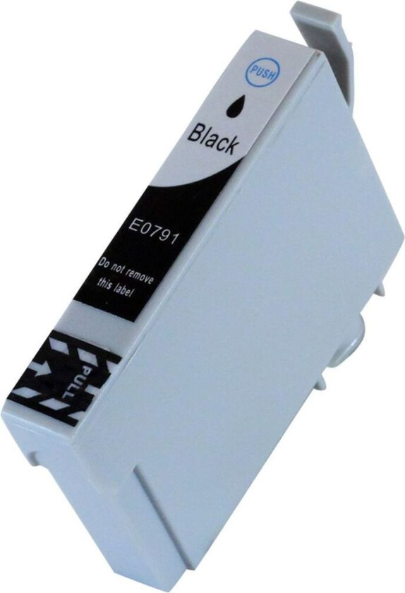 Kompatibel med T0791 Blekkpatron svart for Epson