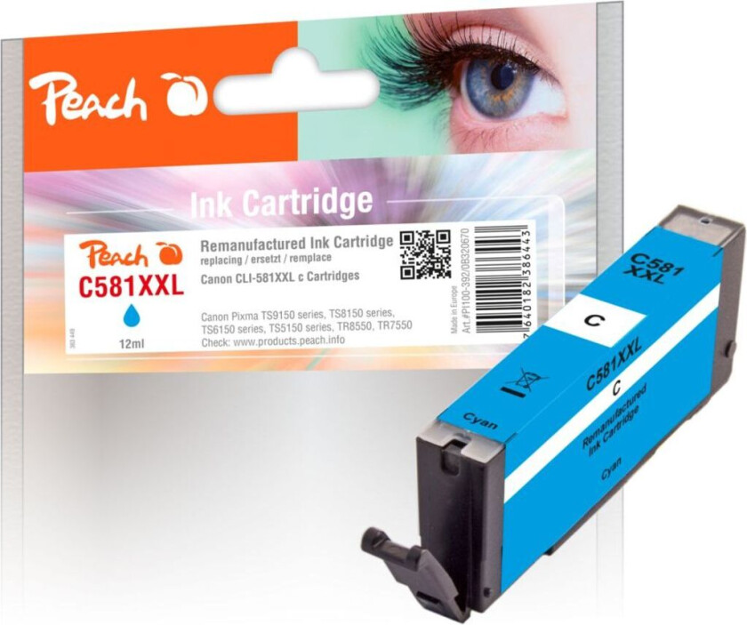 Kompatibel med CLI-581CXXL Blekkpatron cyan for Canon