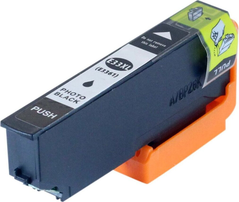 Kompatibel med T3361 (33XL) Blekkpatron foto svart XL for Epson