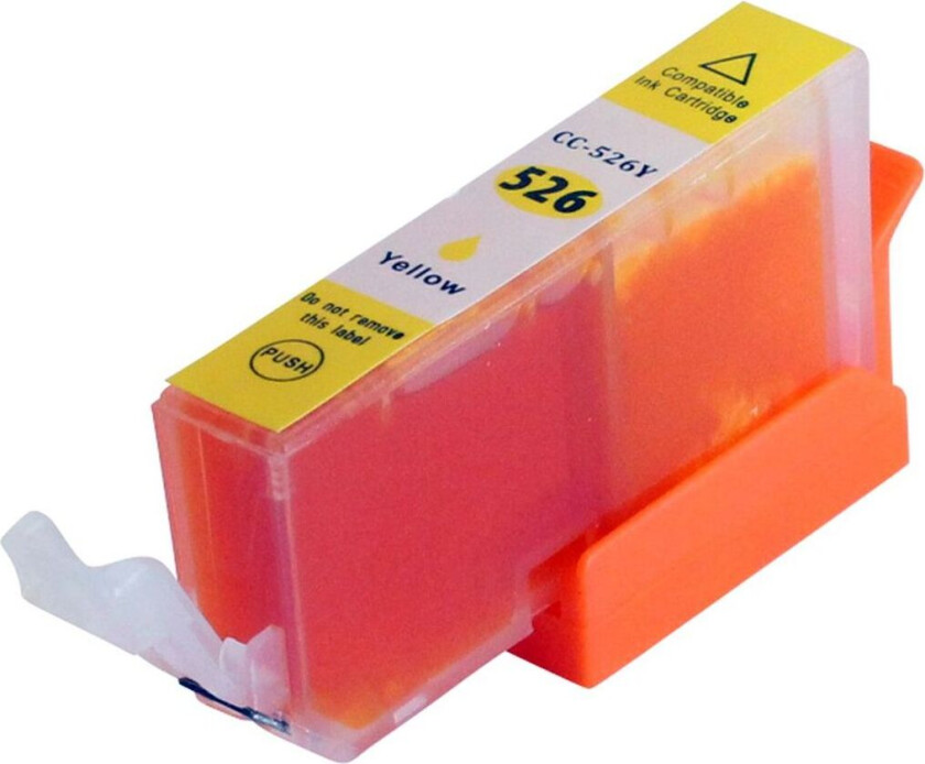 Kompatibel med CLI-526Y Blekkpatron gul for Canon