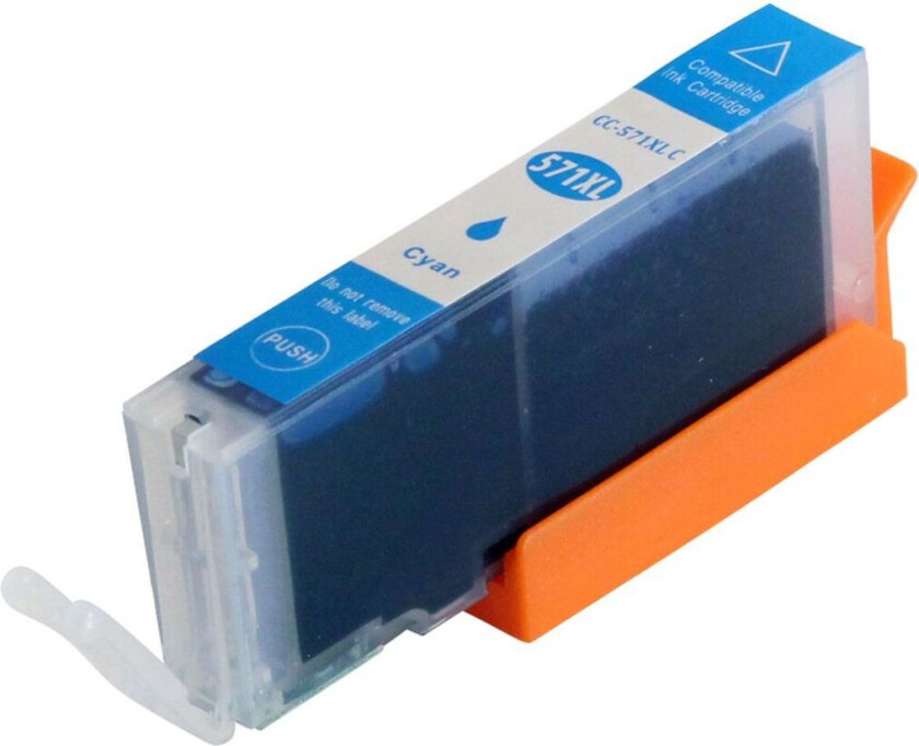 Kompatibel med CLI-571C Blekkpatron cyan for Canon