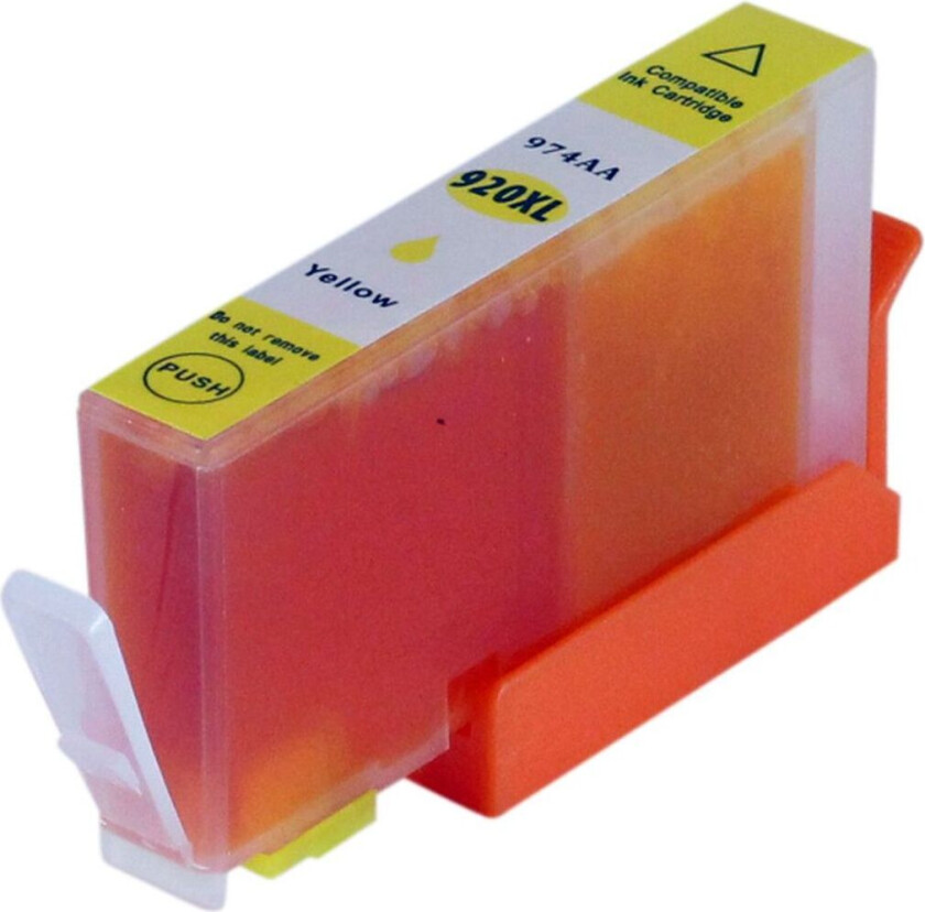 Kompatibel med 920XL (CD974AE) Blekkpatron gul for HP