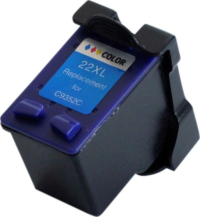 Kompatibel med 22 (C9352CE) Blekkpatron farge for HP